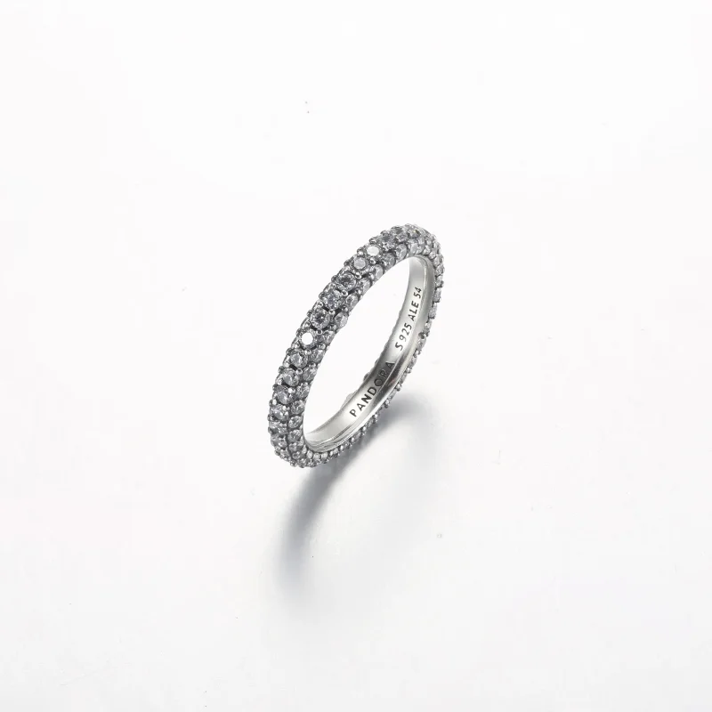(bild till) Pandora Timeless Pavé Enkelradsring - 192627C01 - View 2