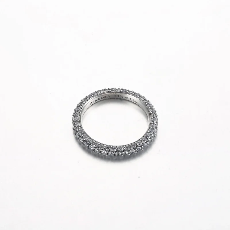 (bild till) Pandora Timeless Pavé Enkelradsring - 192627C01 - View 3