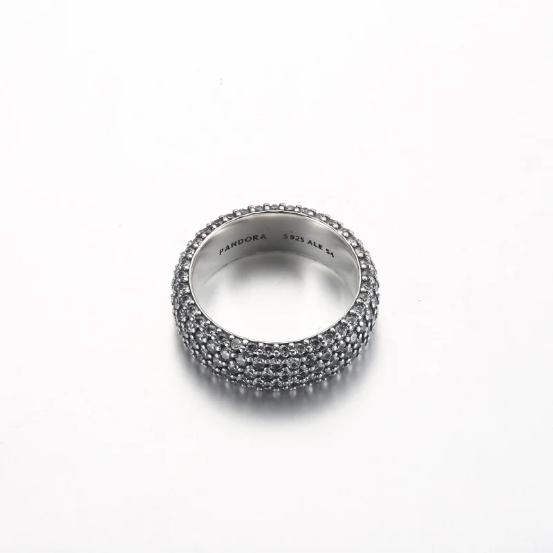 (bild till) Pandora Timeless Pavé Tredubbelradsring - 192634C01 - View 3