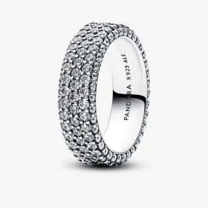 Pandora Timeless Pavé Tredubbelradsring - 192634C01 (bild till) Pandora Timeless Pavé Tredubbelradsring - 192634C01