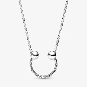 (bild till) Pandora Moments U-form Charm Hängehalssmycke - 392747C00-45