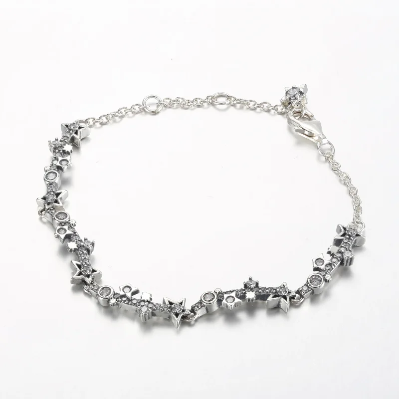 (bild till) Pandora Vintergatan armband i sterling silver med klara kubikzirkonia - 592425C0 - View 2