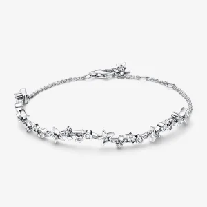 (bild till) Pandora Vintergatan armband i sterling silver med klara kubikzirkonia - 592425C01