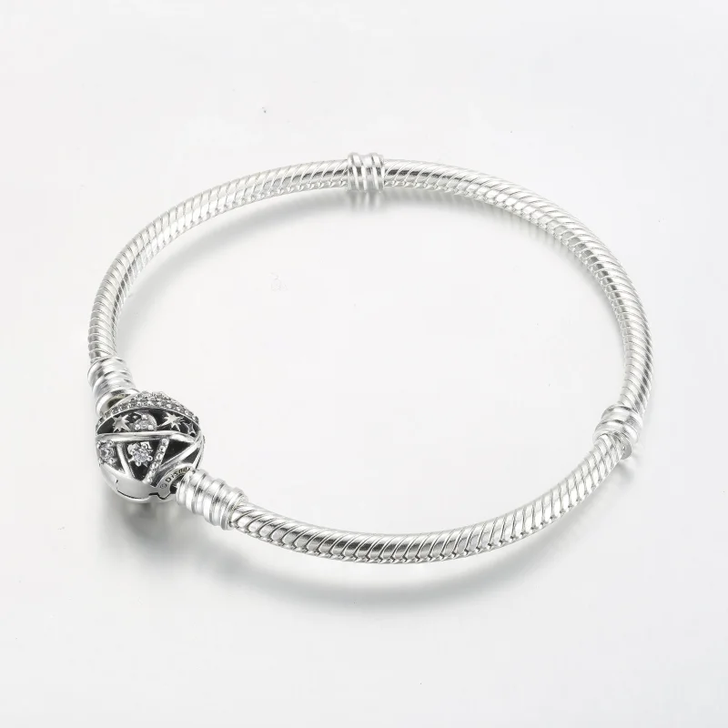 (bild till) Pandora Disney Tinker Bell Clasp Moments Ormkedja Armband - 592548C01 - View 4