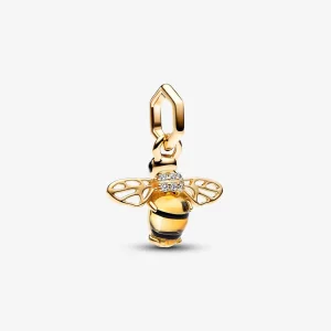 (bild till) Pandora Glittrande Bi Hängande Charm - 762672C01