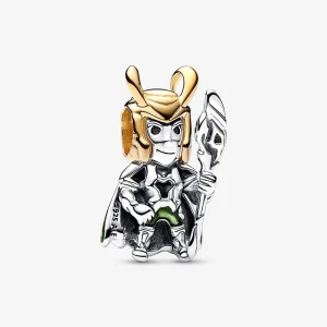 (bild till) Pandora Marvel Loki Charm - 762764C01