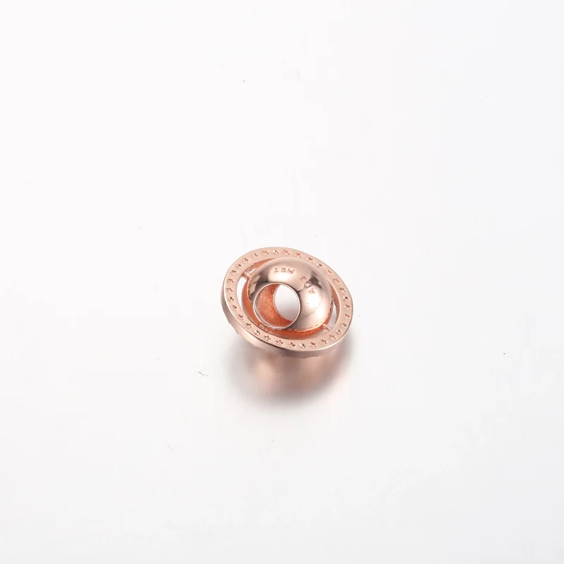 (bild till) Pandora Saturn planet 14k roséguldpläterad charm med klar kubisk zirkonia - 7824 - View 4
