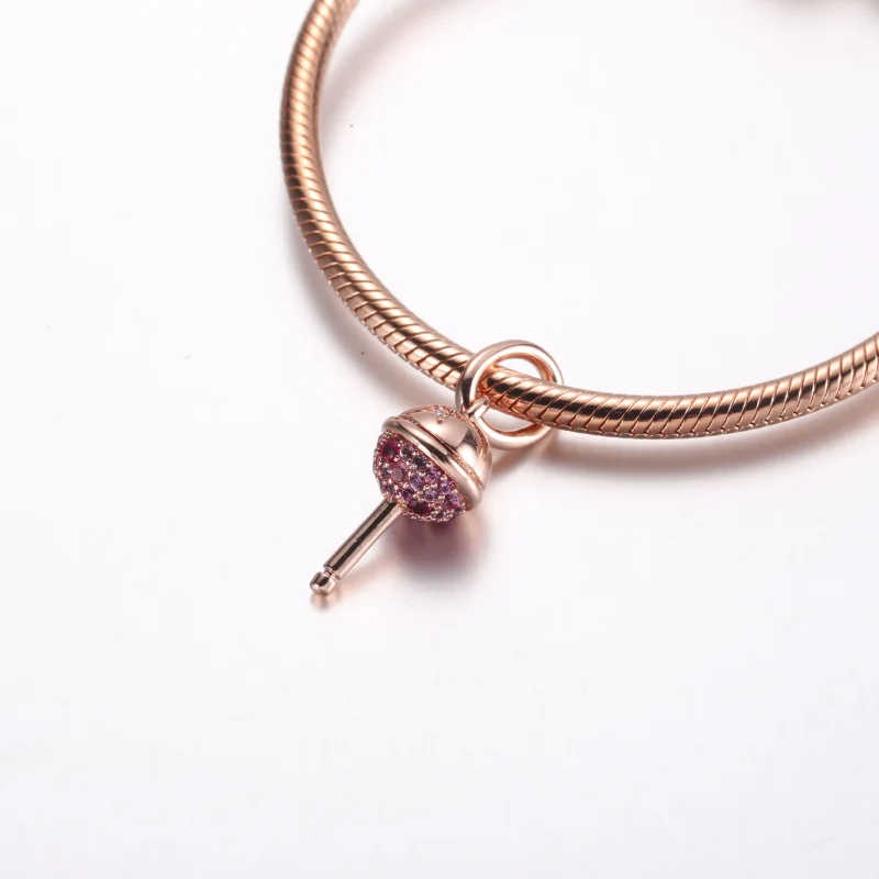 (bild till) Pandora Lollipop 14k roséguldshängsmycke - 782598C01 - View 4