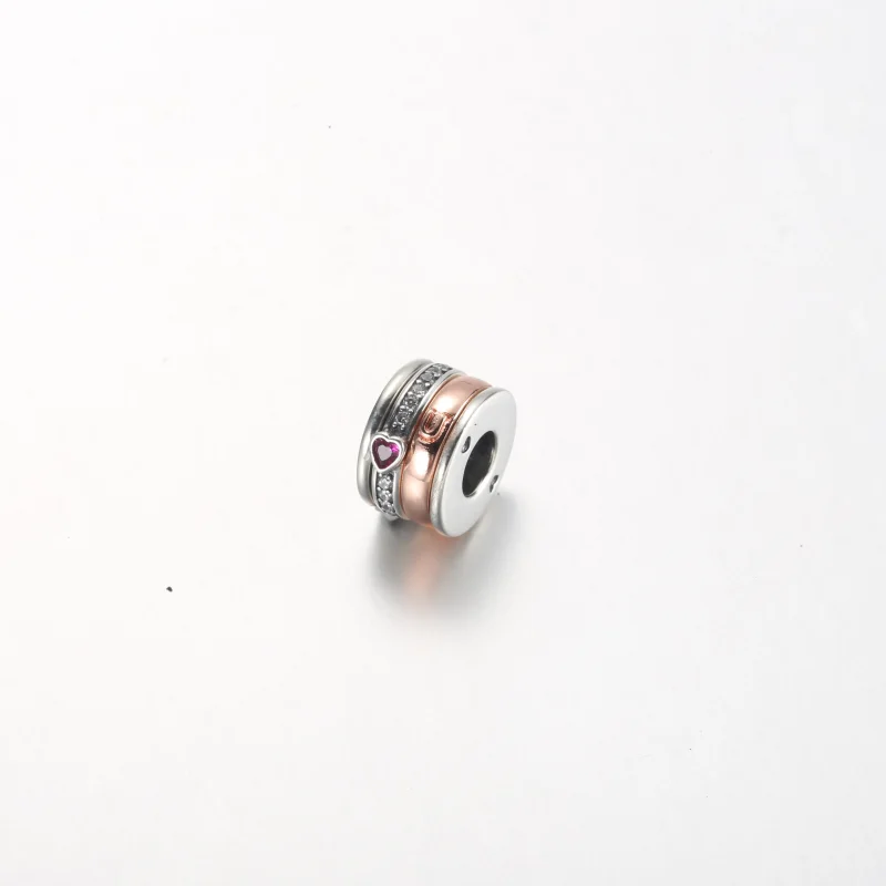 (bild till) Pandora Two-tone Turning Love Message Charm - 782639C01 - View 2