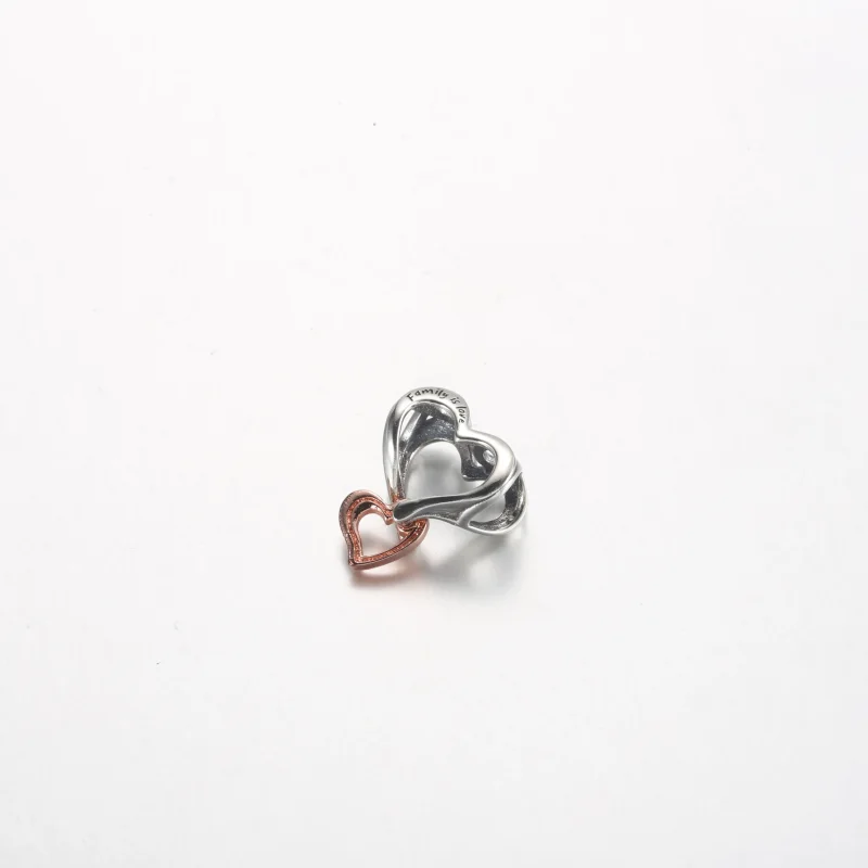 (bild till) Pandora Two-tone Openwork Oändlighetshjärtacharm - 782642C00 - View 2