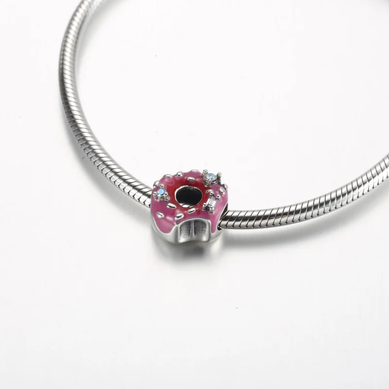 (bild till) Pandora Donut-smycke i sterling silver - 792596C01 - View 5