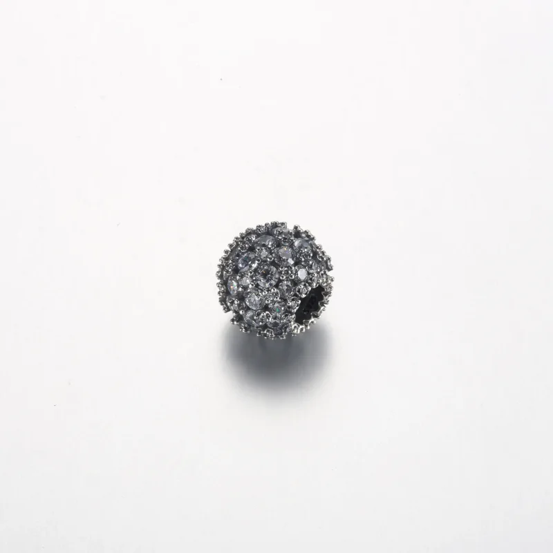 (bild till) Pandora Glittrande Pavé Rund Charm - 792630C01 - View 2