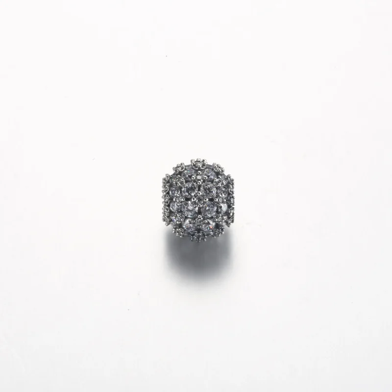 (bild till) Pandora Glittrande Pavé Rund Charm - 792630C01 - View 4