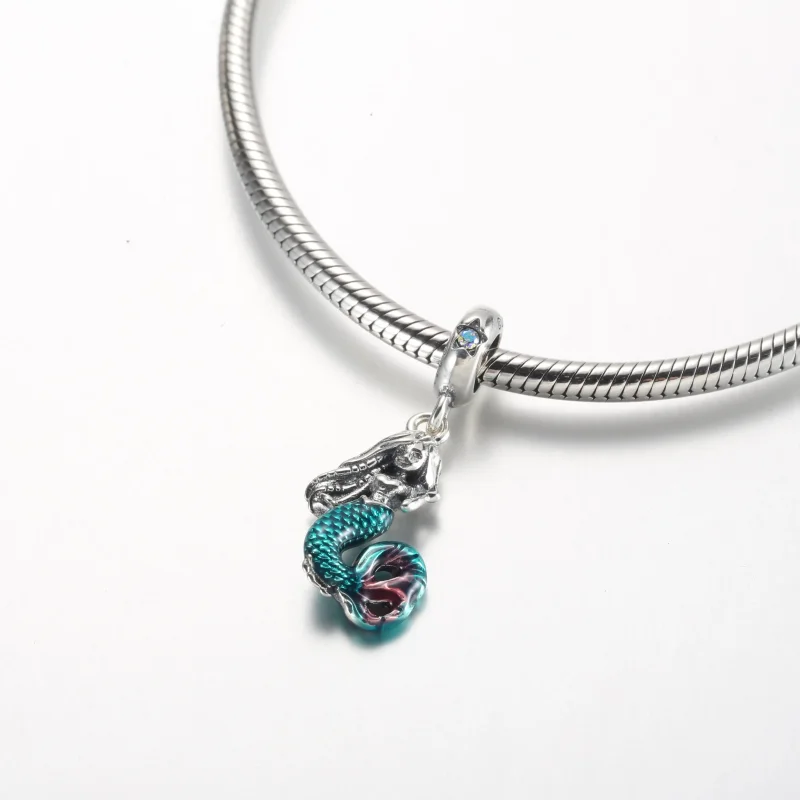 (bild till) Pandora Disney Den lilla sjöjungfrun Ariel Hängande Charm - 792695C01 - View 4