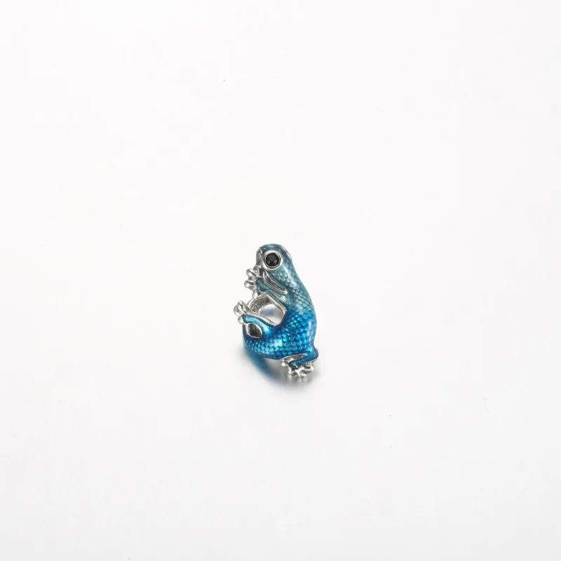 (bild till) Pandora Metallic Blue Gecko Charm - 792701C01 - View 2