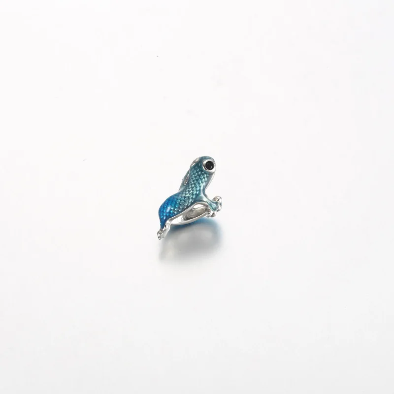 (bild till) Pandora Metallic Blue Gecko Charm - 792701C01 - View 3