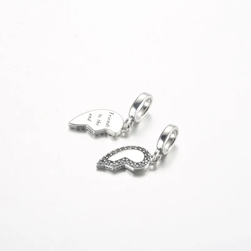 (bild till) Pandora Friends Delbart Hjärta Hängande Charm - 792743C01 - View 4