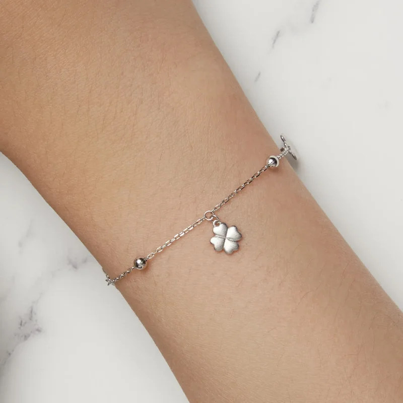 (bild till) Pandora-stil Fyra Klöver Kedjearmband - BSB139 - View 8