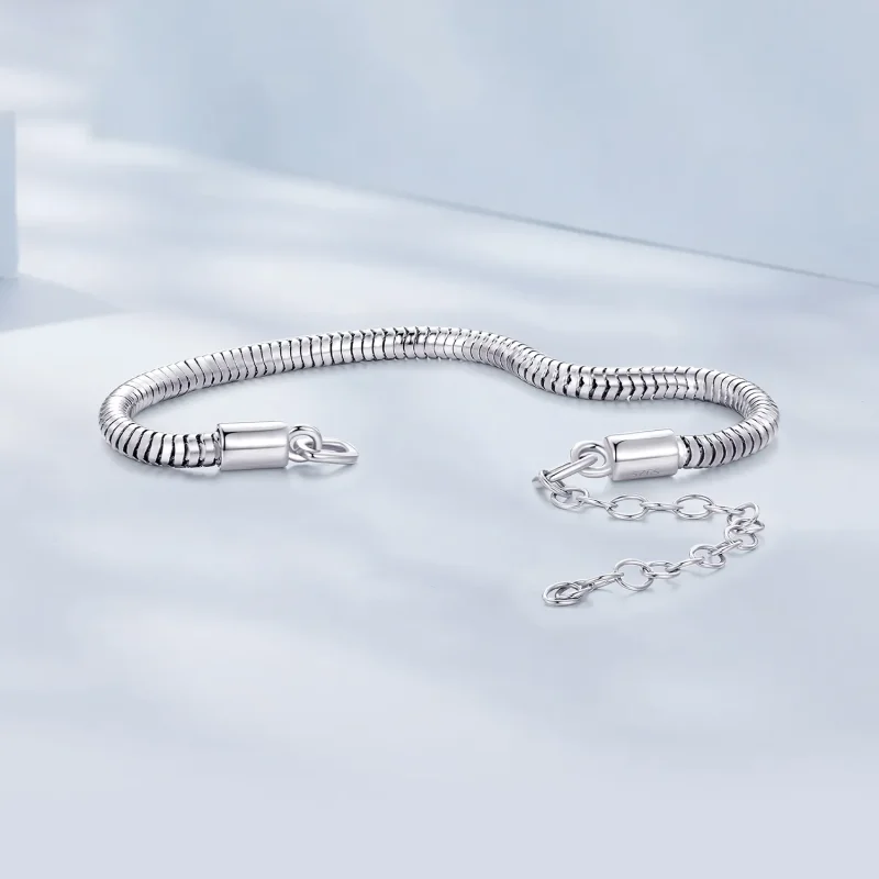 (bild till) Pandora-stil Ormbenkedja Armband - BSB150 - View 2