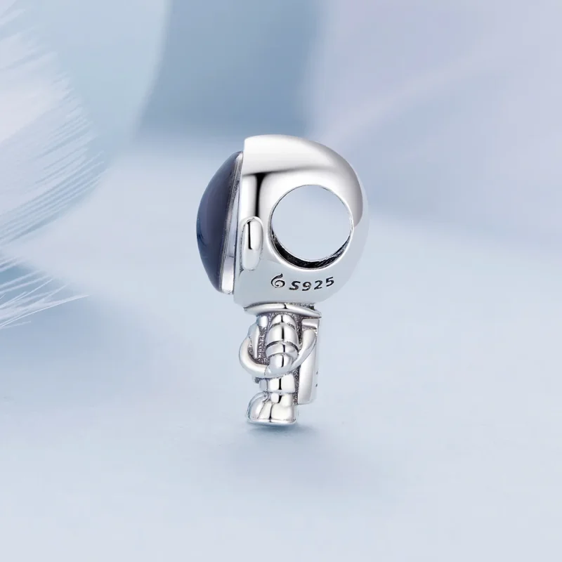 (bild till) Pandora-stil Varmavkännande Astronaut Charm - BSC578-CF - View 4