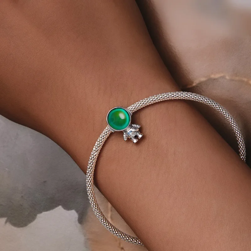 (bild till) Pandora-stil Varmavkännande Astronaut Charm - BSC578-CF - View 10