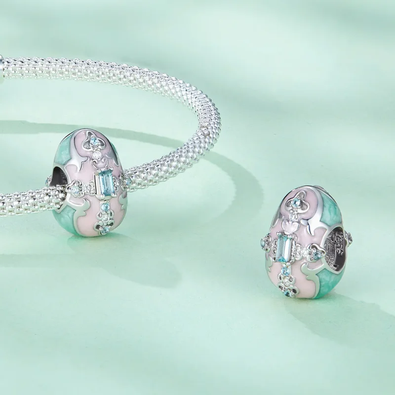(bild till) Pandora-stil Påskägg Charm - BSC781 - View 4