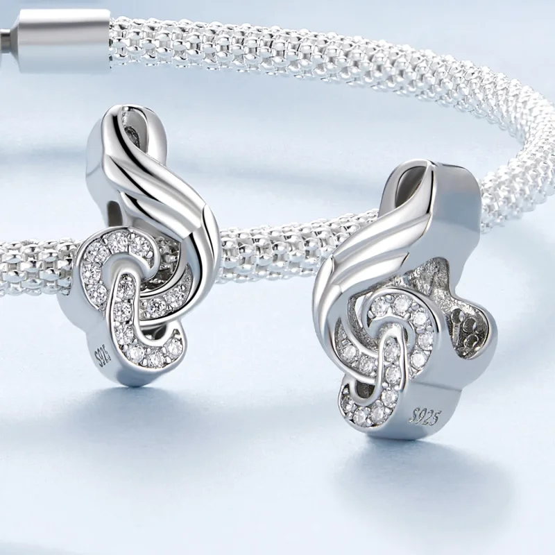 (bild till) Pandora Style Note Charm - BSC811 - View 4