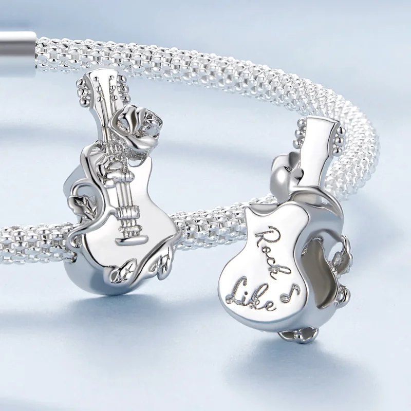 (bild till) Pandora-stil Gitarrcharm – BSC813 - View 4