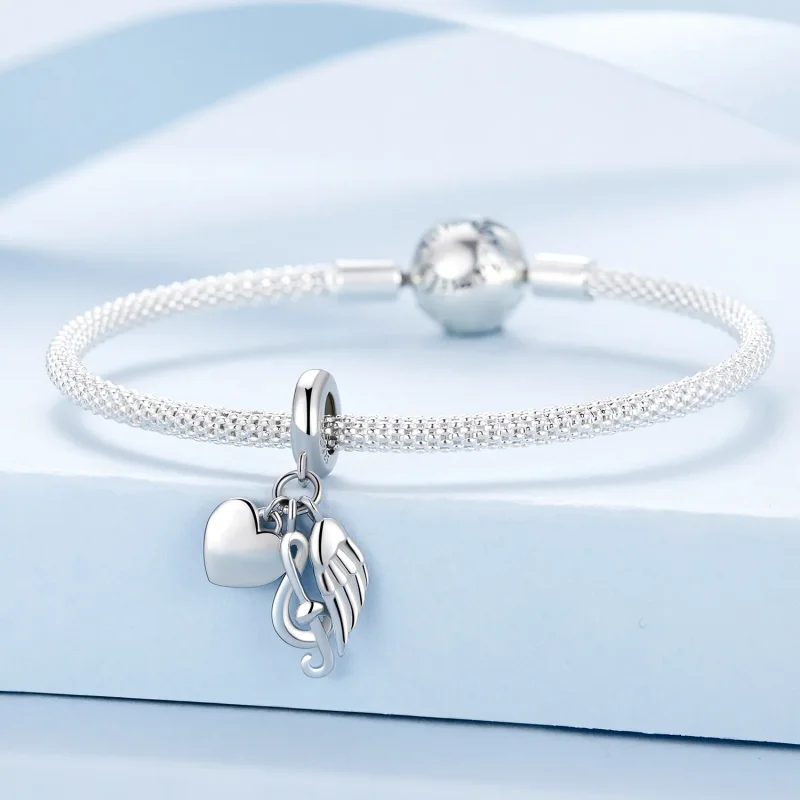 (bild till) Pandora Style Note Dangle - BSC814 - View 3
