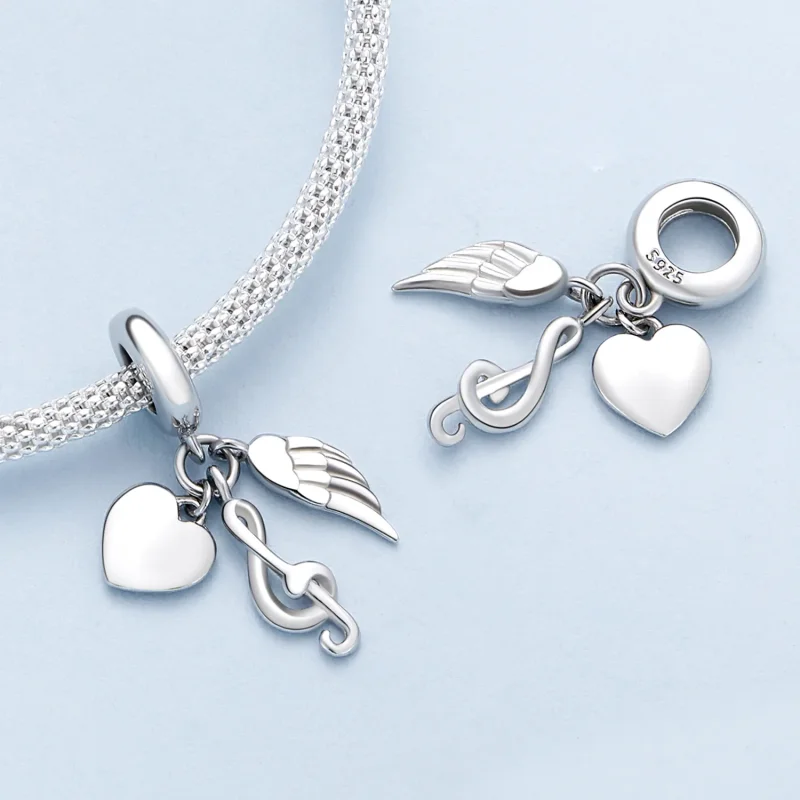 (bild till) Pandora Style Note Dangle - BSC814 - View 4