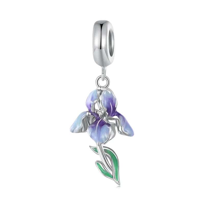 (bild till) Pandora-stil Iris Hängeanhänger - BSC815 - View 6