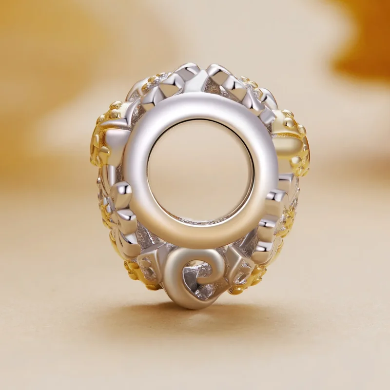 (bild till) Pandora-stil Prästkrage Nyckelpiga Charm - BSC817 - View 3
