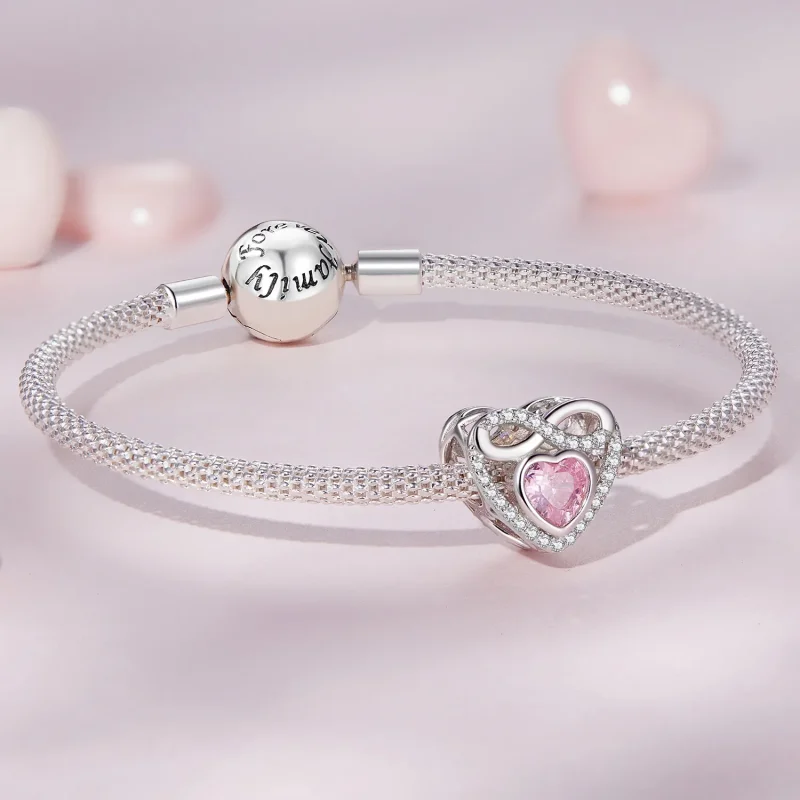 (bild till) Pandora-stil Evigt Hjärtacharm - BSC826 - View 5
