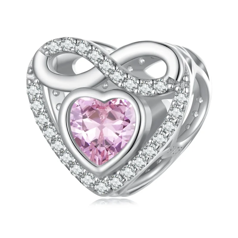 (bild till) Pandora-stil Evigt Hjärtacharm - BSC826 - View 7
