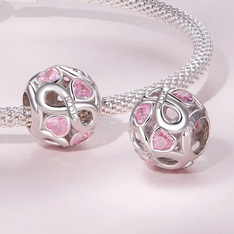 (bild till) Pandora-stil Evig Moderkärlek Charm - BSC828 - View 4