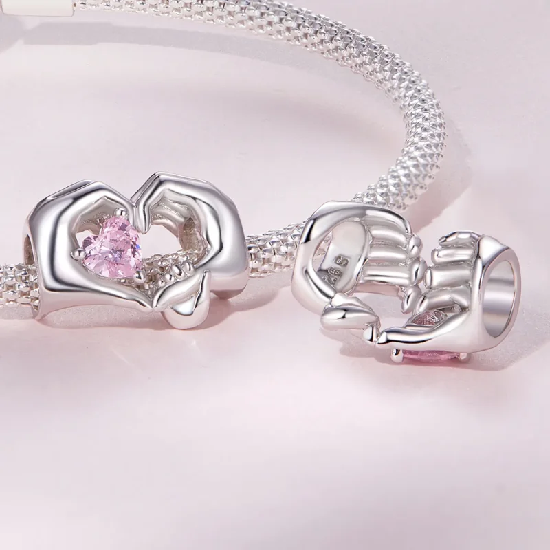 (bild till) Pandora-stilens Hjärtesymbol Charm - BSC829 - View 4