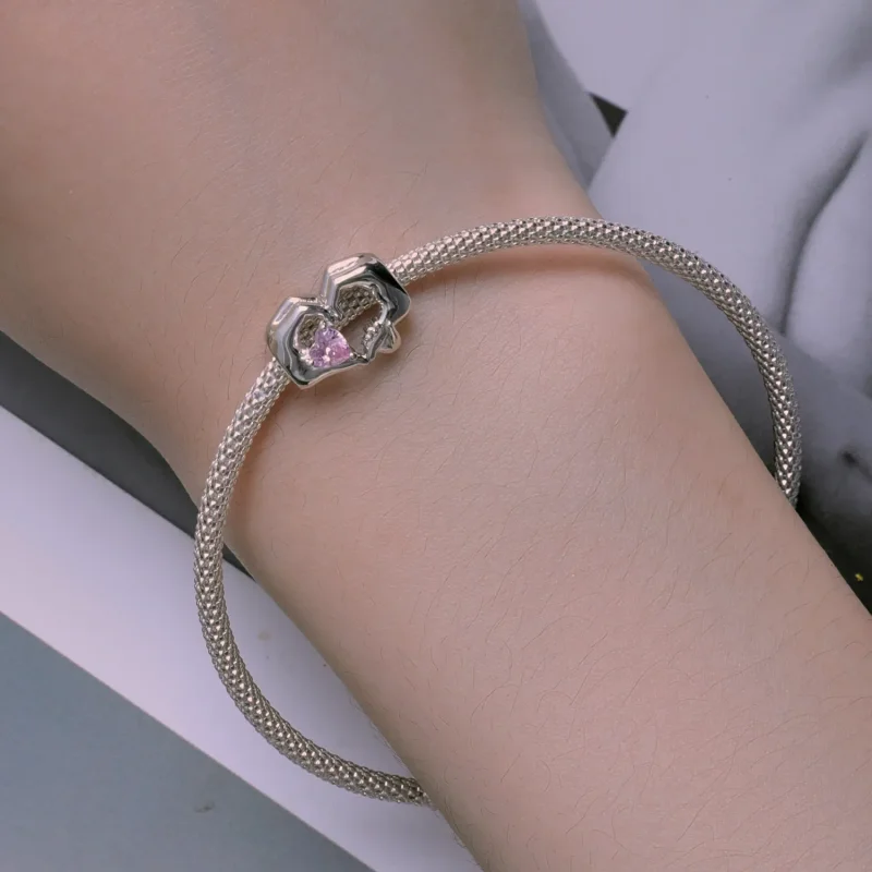(bild till) Pandora-stilens Hjärtesymbol Charm - BSC829 - View 6