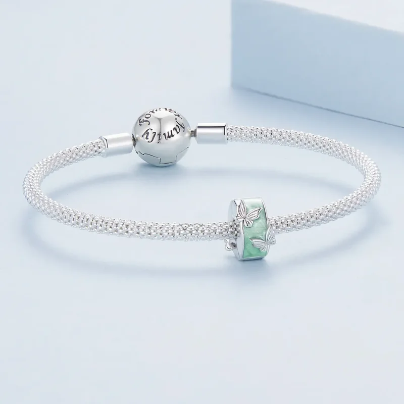 (bild till) Pandora-stil Fjärilsklippa - BSC840 - View 5