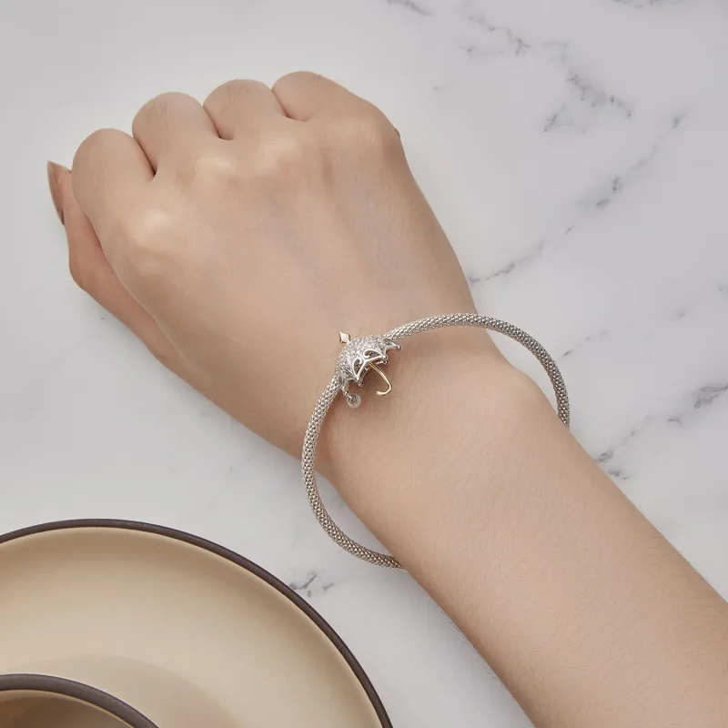 (bild till) Pandora-stil Litet Paraplycharm - BSC862 - View 5