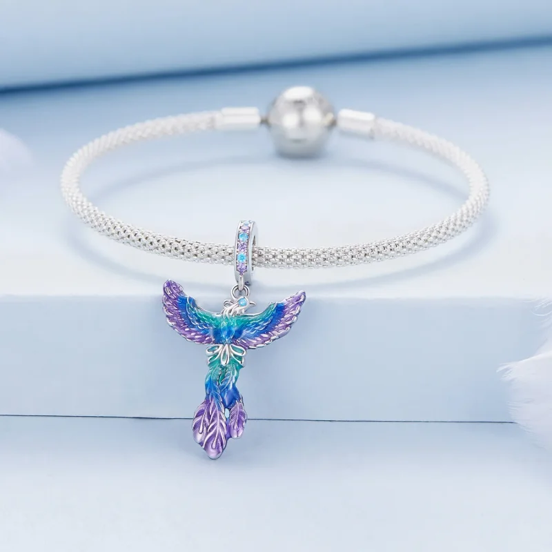 (bild till) Pandora-stil Fenix-hänge - BSC880 - View 3