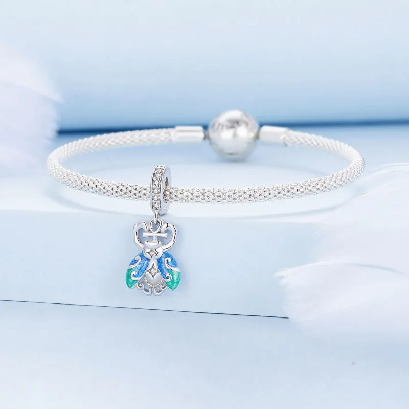 (bild till) Pandora-stil Scarab-hänge - BSC881 - View 3