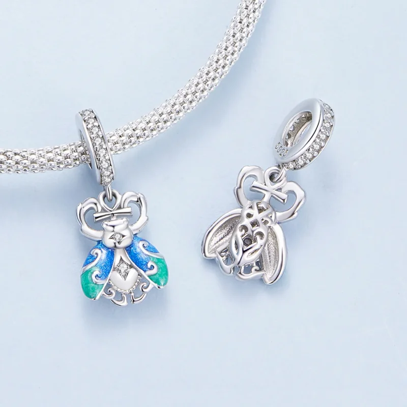 (bild till) Pandora-stil Scarab-hänge - BSC881 - View 4