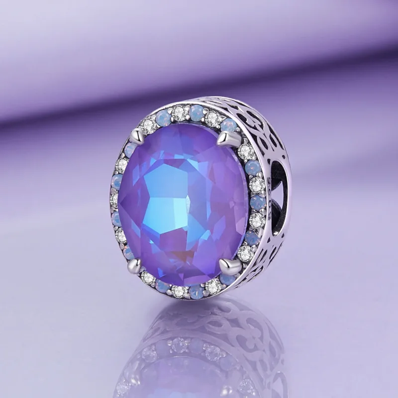 (bild till) Pandora-stil Månljus Pärla Charm - BSC891 - View 2
