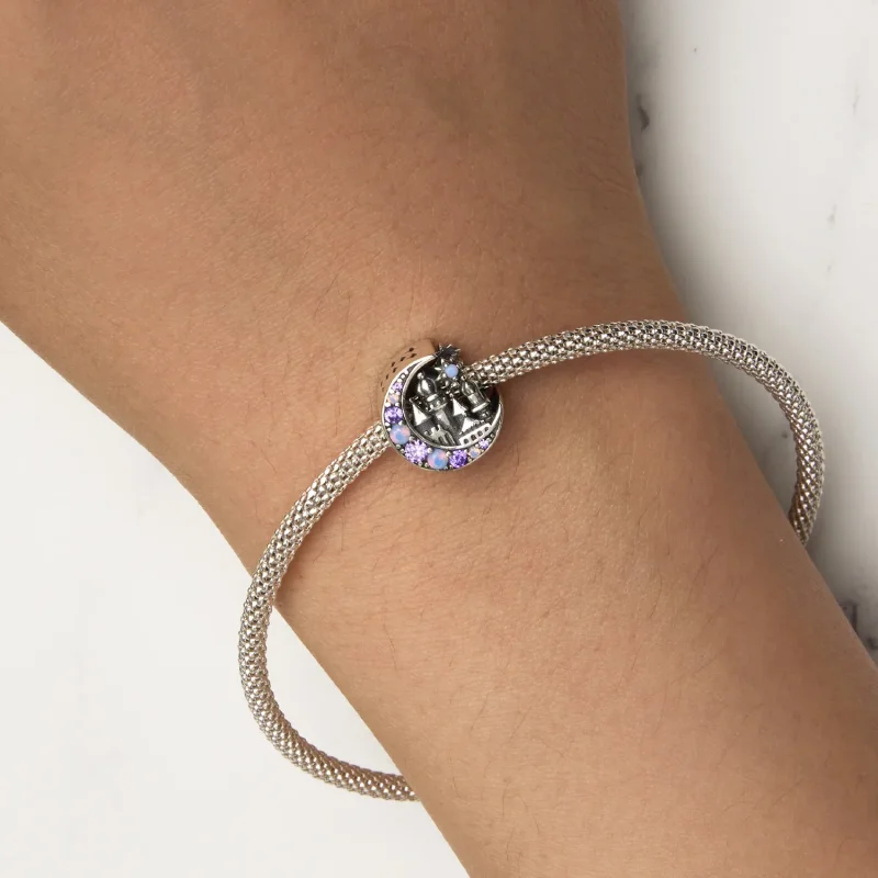 (bild till) Pandora-stil Månljus Slott Charm - BSC892 - View 7