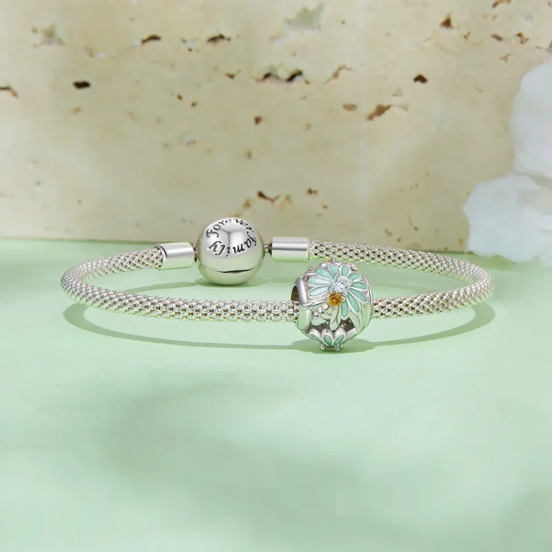 (bild till) Pandora Style Bee Daisy Charm - BSC895 - View 5