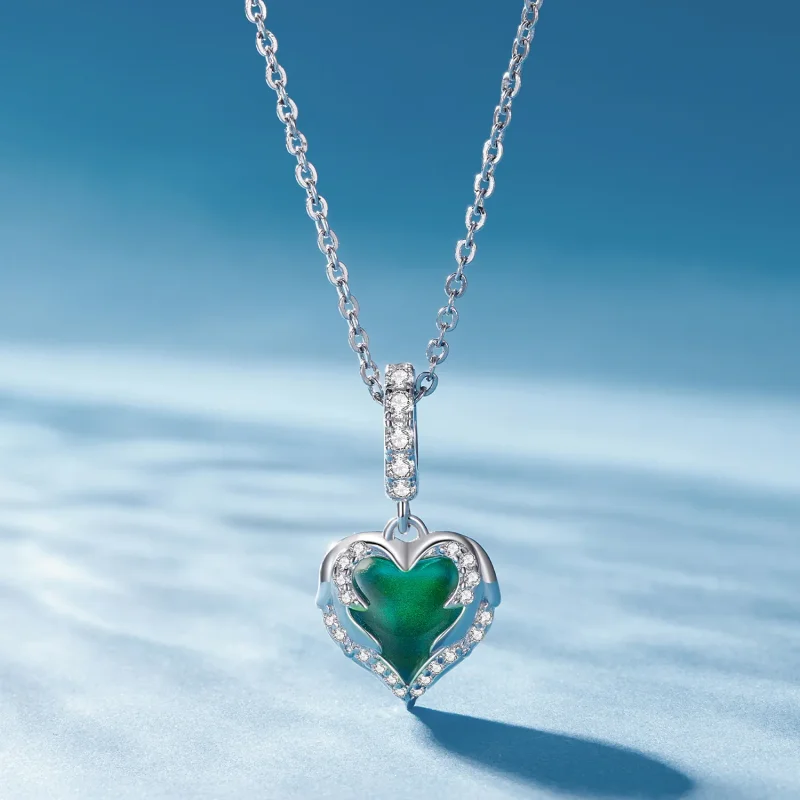 (bild till) Pandora Style Guardian Heart Dangle - BSC900 - View 3
