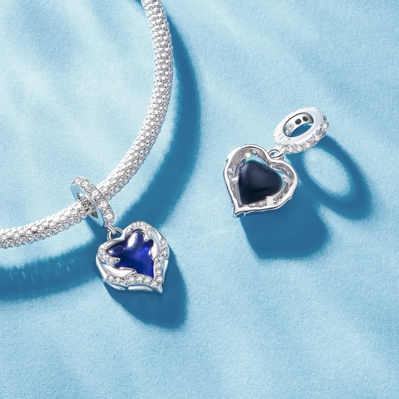 (bild till) Pandora Style Guardian Heart Dangle - BSC900 - View 4