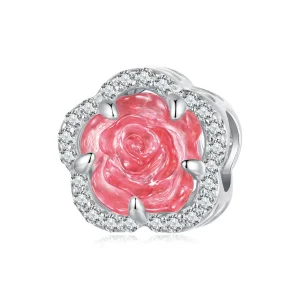 (bild till) Pandora-stil Kristallroscharm - BSC904