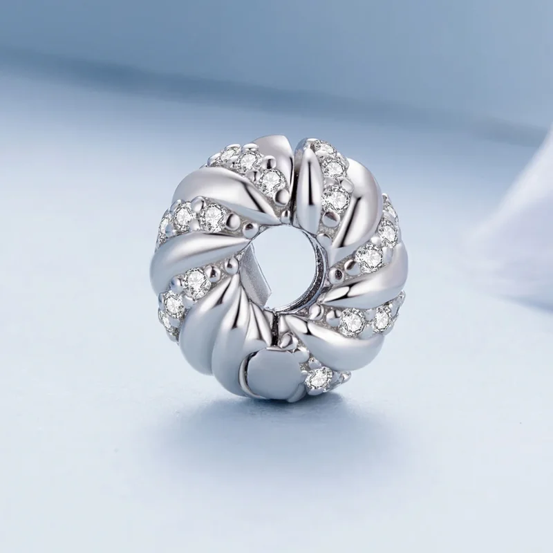 (bild till) Pandora Style Twist Silicone Spacer - BSC905 - View 3