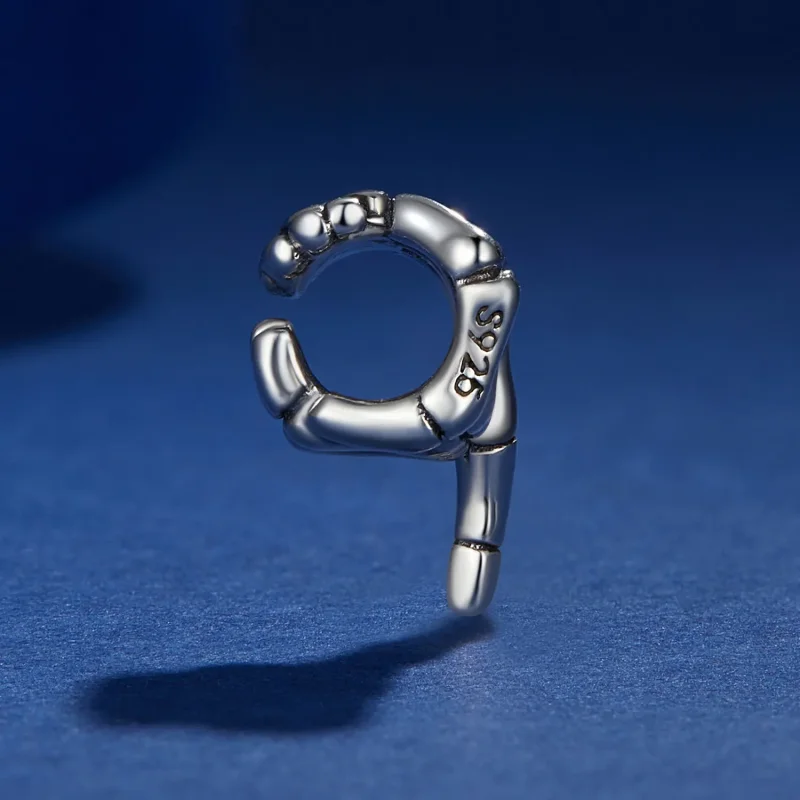 (bild till) Pandora Style Skeletthandsarmband - BSC909 - View 3